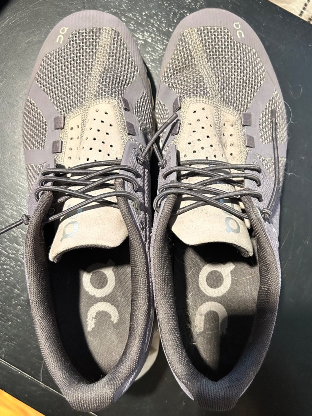 On Cloud 5 Gray Purple Running Shoes Size 7.5 - Picture 6 of 6